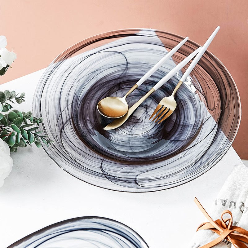 Irregular Glass Salad Bowl | Stornfield