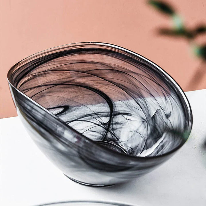 Irregular Glass Salad Bowl | Stornfield
