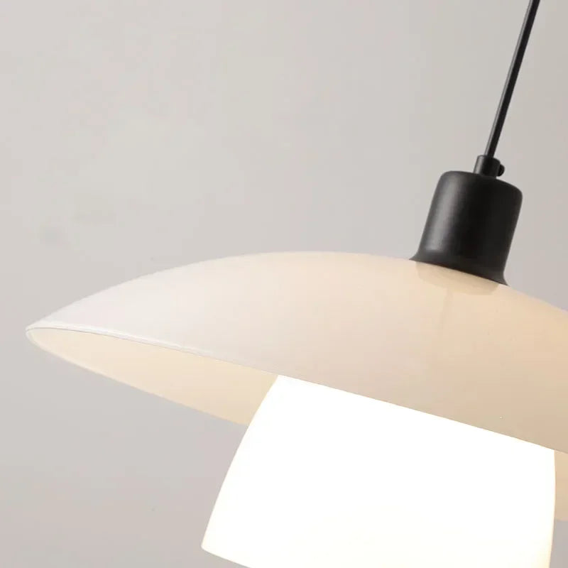 Modern Japanese Pendant Light Made of Glass – Minimalist Hanging Light for Dining Room and Kitchen | Stornfield