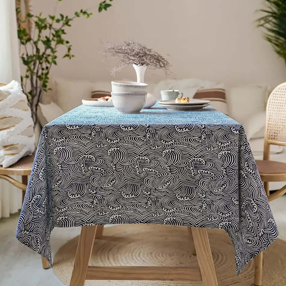 Stornfield | Japanese Style Linen Tablecloth