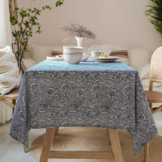 Stornfield | Japanese Style Linen Tablecloth