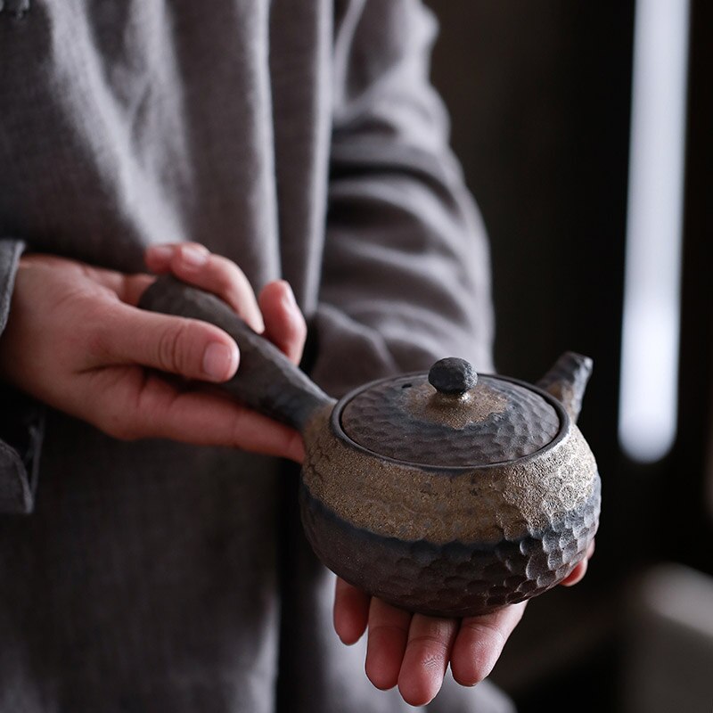 Stornfield | Japanese Ceramic Kyusu Teapot Chinese Kung Fu Teapot Drinkware 200 ml