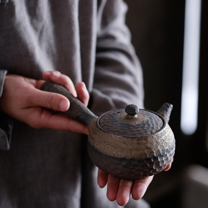 Stornfield | Japanese Ceramic Kyusu Teapot Chinese Kung Fu Teapot Drinkware 200 ml
