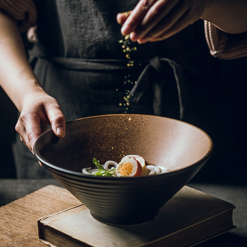 Exquisite Japanese ceramic bowl set for ramen, soup and rice | Stornfield