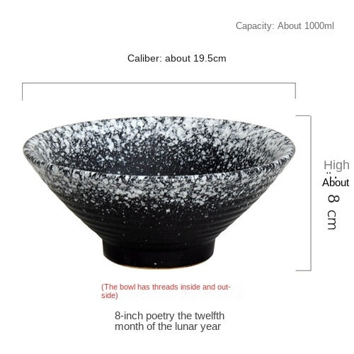Exquisite Japanese ceramic bowl set for ramen, soup and rice | Stornfield