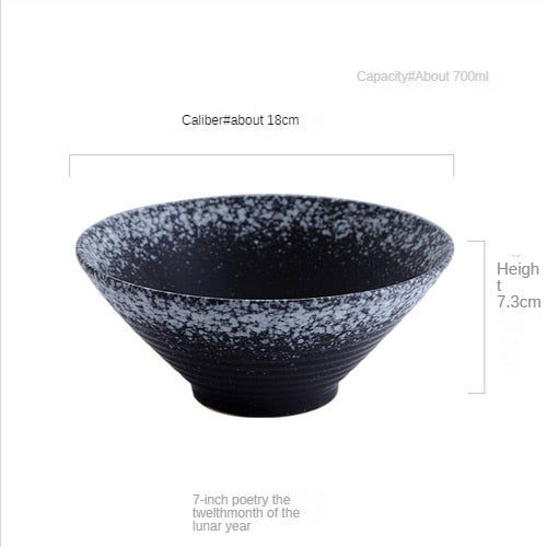 Exquisite Japanese ceramic bowl set for ramen, soup and rice | Stornfield
