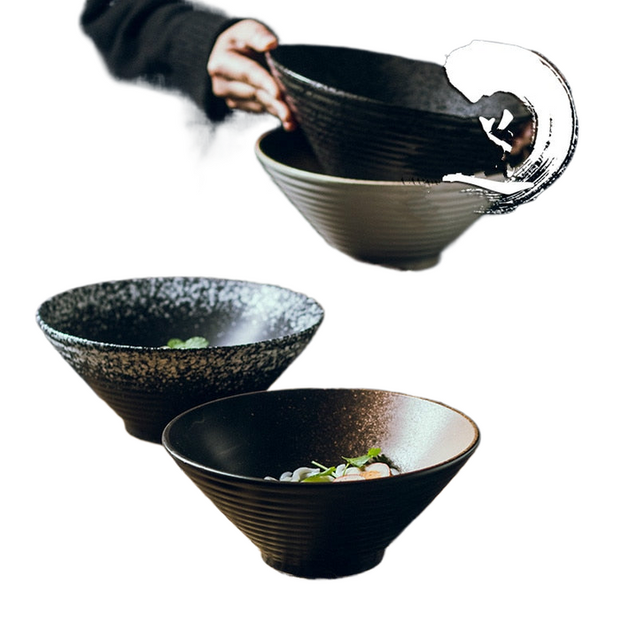 Exquisite Japanese ceramic bowl set for ramen, soup and rice | Stornfield