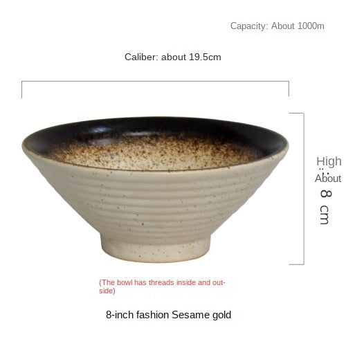 Exquisite Japanese ceramic bowl set for ramen, soup and rice | Stornfield