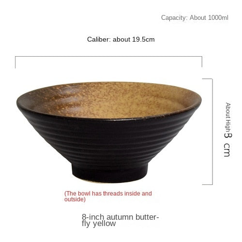 Exquisite Japanese ceramic bowl set for ramen, soup and rice | Stornfield