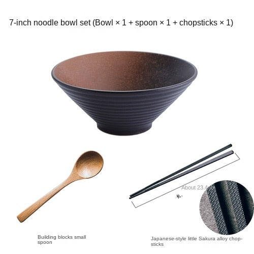 Exquisite Japanese ceramic bowl set for ramen, soup and rice | Stornfield