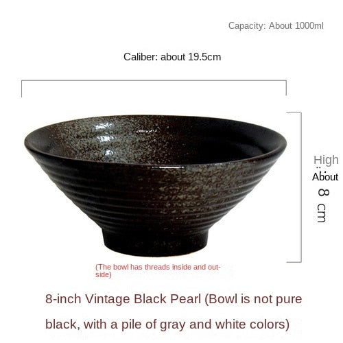Exquisite Japanese ceramic bowl set for ramen, soup and rice | Stornfield