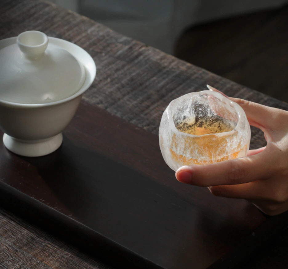 Japanese Frozen Glazed Tea Cup | Stornfield