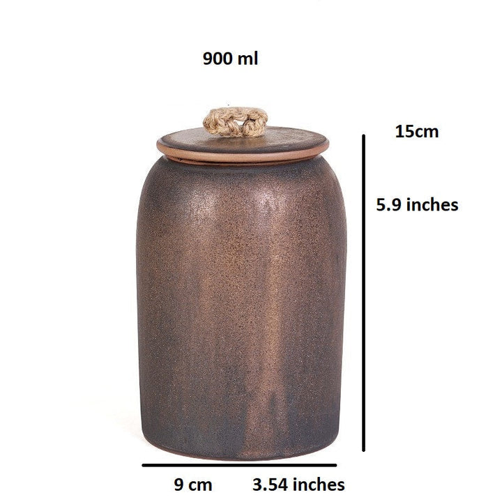 Stornfield | Japanese Ceramic Tea Caddies, Retro Stoneware, Airtight, Ceramic Gong-Fu, for Candy, Tea Ceremony Accessories