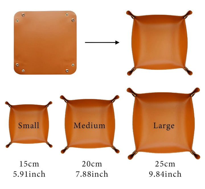 Stornfield | Boîte de rangement en cuir pour bac de collecte