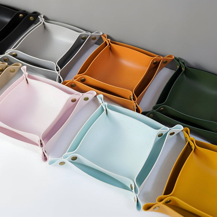 Stornfield | Boîte de rangement en cuir pour bac de collecte