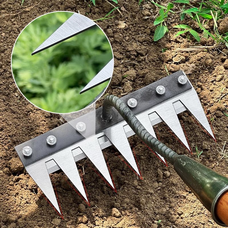 TuinTand Expert – Versatile Hand Rake Made of Carbon Steel for Precision Work | Stornfield