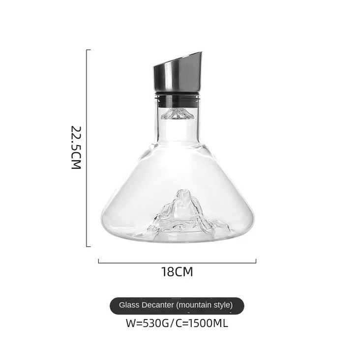 Stornfield | Dreamy Mountain Premium Crystal Wine Decanter