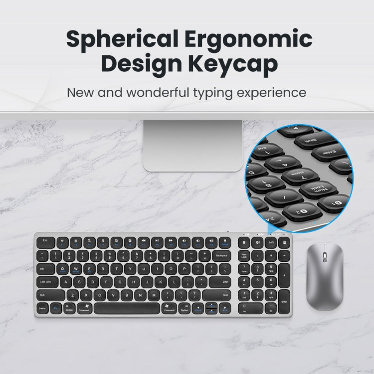 Stornfield | K4500 Wireless Bluetooth Keyboard + Three-Mode Silent Charging Mouse Combo