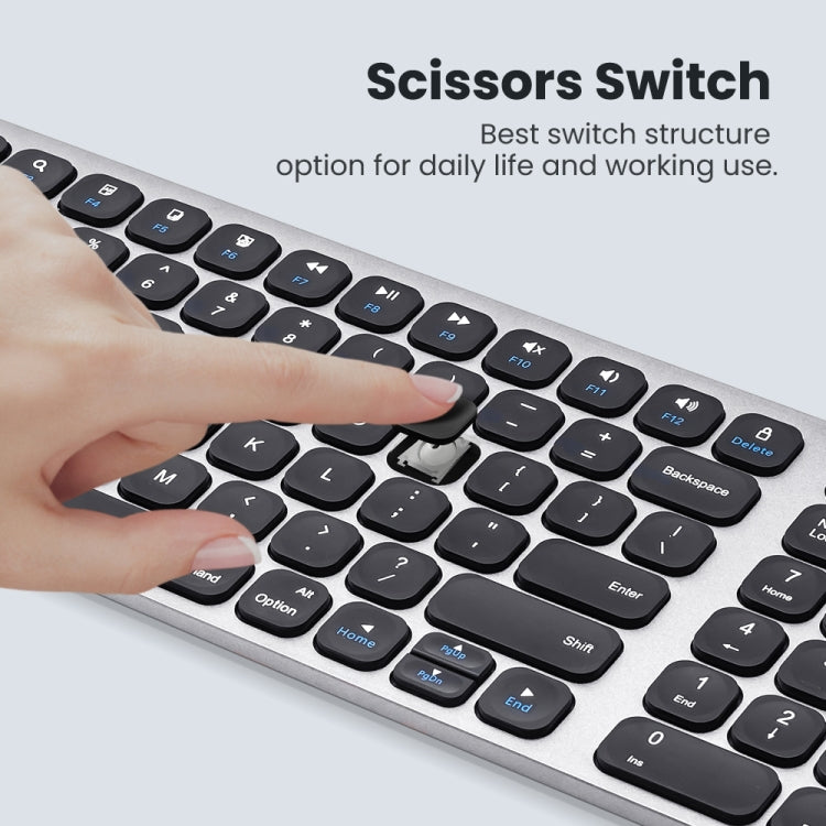 Stornfield | K4500 Wireless Bluetooth Keyboard + Three-Mode Silent Charging Mouse Combo