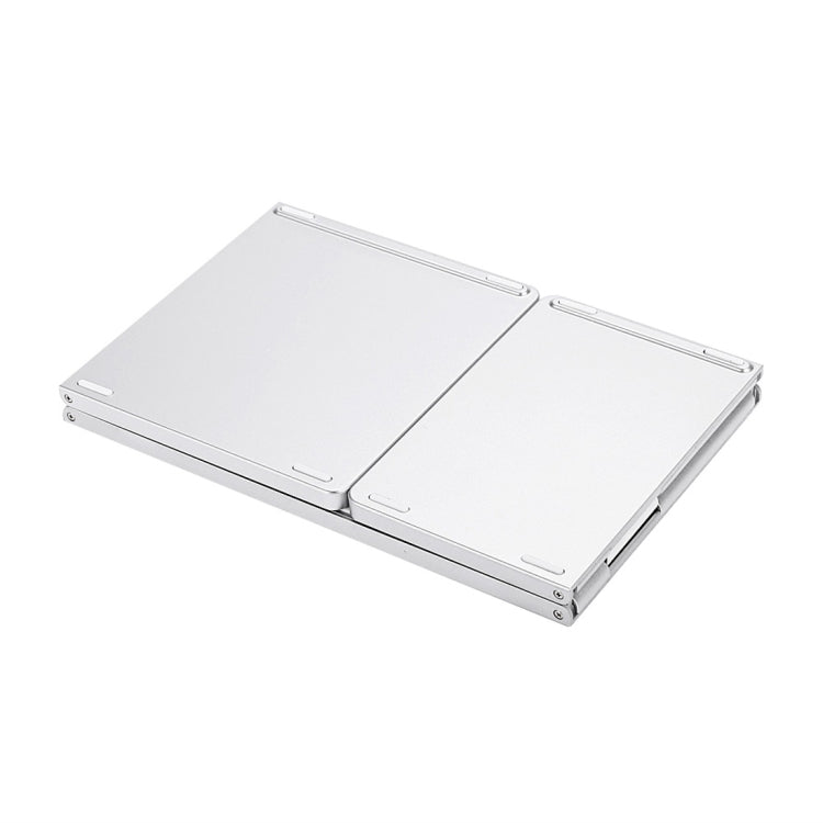 Stornfield | B033 Clavier sans fil Bluetooth rechargeable pliable 3 en 1 avec touchpad (Argent)