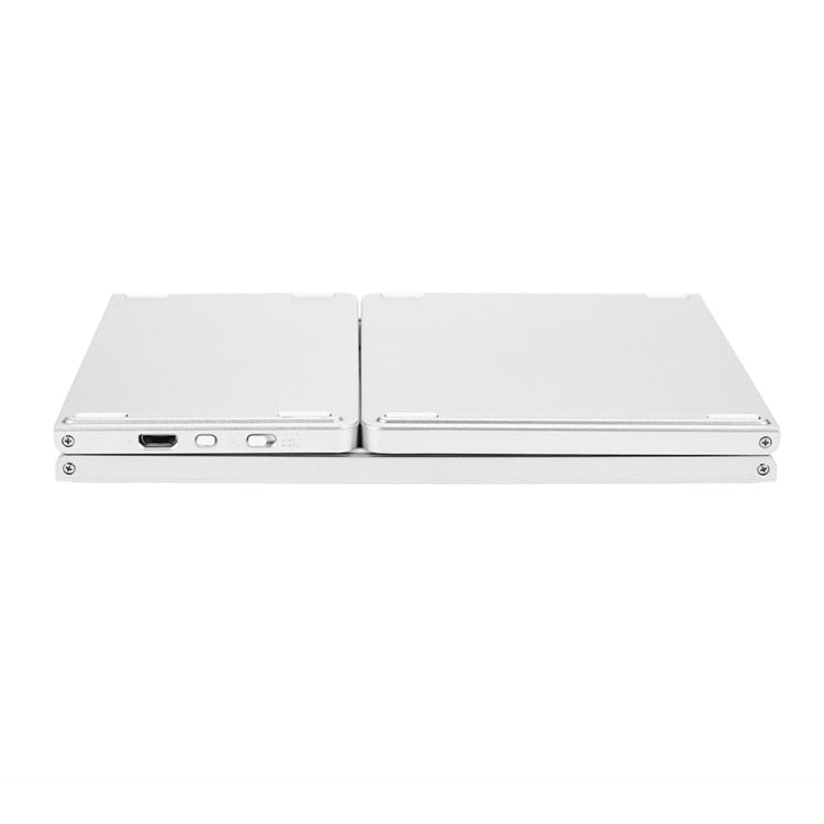 Stornfield | B033 Clavier sans fil Bluetooth rechargeable pliable 3 en 1 avec touchpad (Argent)