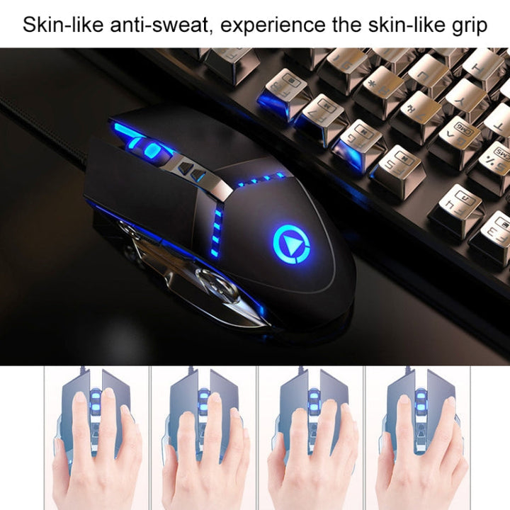 Stornfield | YINDIAO V2 Silent Mechanical Gaming Keyboard Mouse Combo (Black)