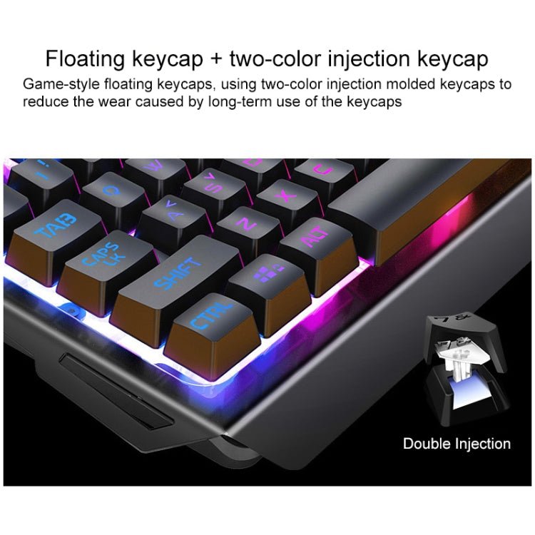 Stornfield | YINDIAO V2 Silent Mechanical Gaming Keyboard Mouse Combo (Black)