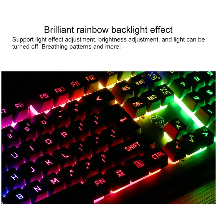 Stornfield | YINDIAO V2 Silent Mechanical Gaming Keyboard Mouse Combo (Black)