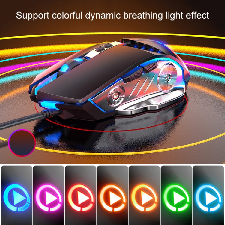 Stornfield | YINDIAO V2 Silent Mechanical Gaming Keyboard Mouse Combo (Black)