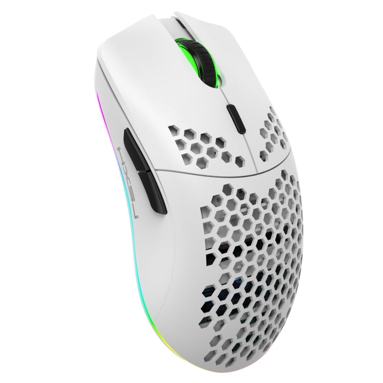 Stornfield | HXSJ T66 7 Button Wireless Programmable Gaming Mouse with Colorful Backlight (White)
