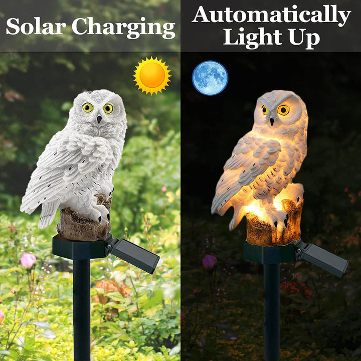 Eco-Friendly Solar Owl Garden Lights (2-Pack) | Stornfield