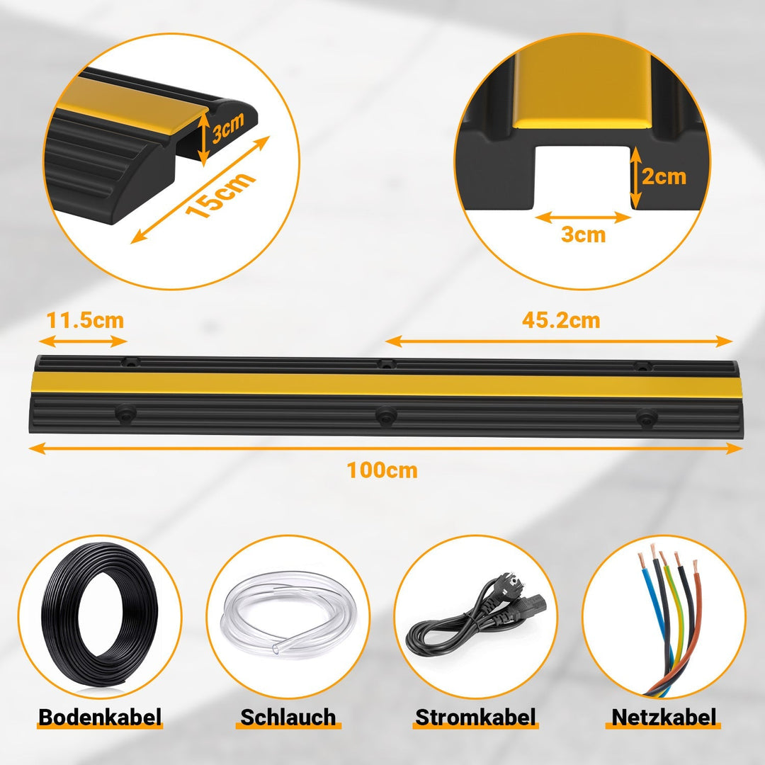 Cable bridge hose bridge 1m 4 pieces | Stornfield