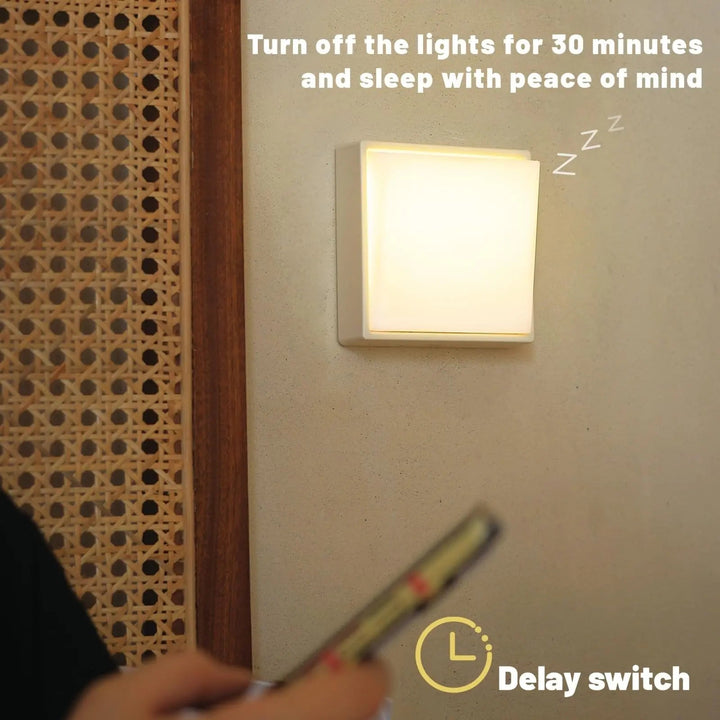 Stornfield | Wireless dimmable night light – Rechargeable with timer & magnet attachment