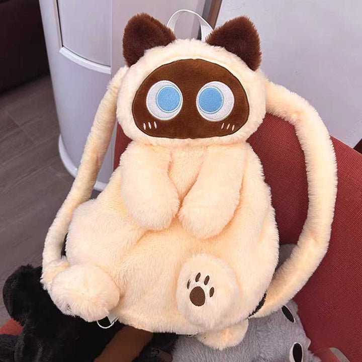 Stornfield | Cute Cat Plush Backpack