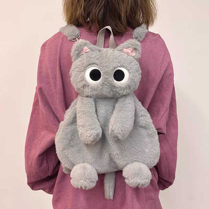 Stornfield | Cute Cat Plush Backpack