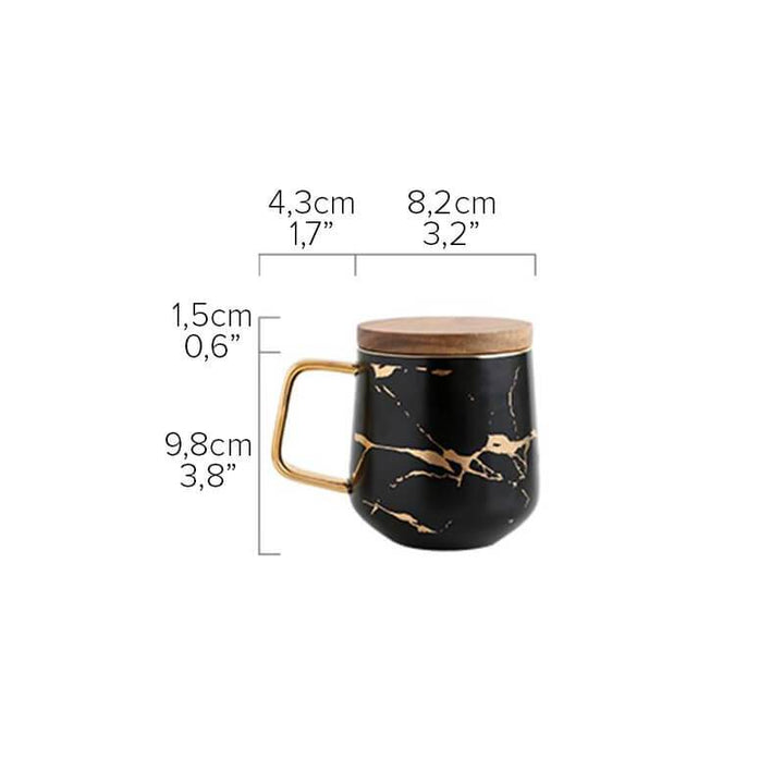 Kintsugi Nordic Ceramic Tall Mug | Stornfield