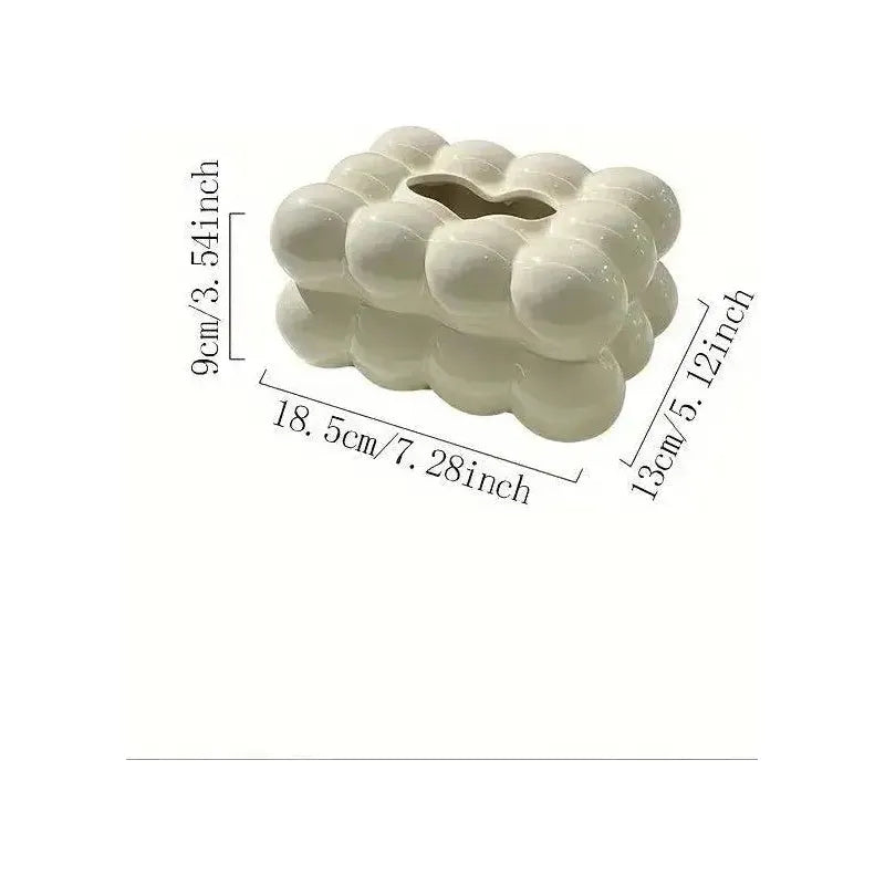 Ceramic Tissue Box - Elegant Tissue Holder | Stornfield