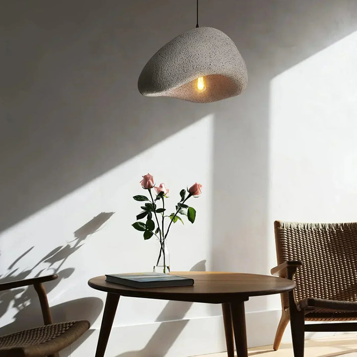 Stornfield | ZenGlow Wabi Sabi Pendant Light | Minimalist Design | Elegant Hanging Light for Living Room & Dining Room