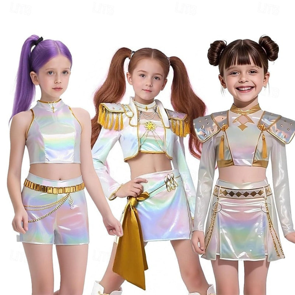Stornfield | Kpop Halloween Costume Girls Holographic Outfit