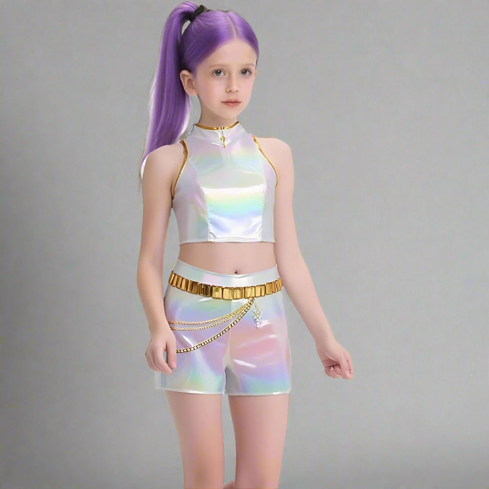 Stornfield | Kpop Halloween Costume Girls Holographic Outfit