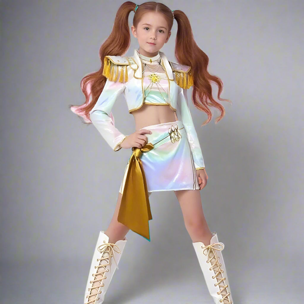 Stornfield | Kpop Halloween Costume Girls Holographic Outfit