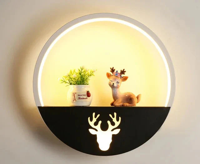 Wall light children's room – Creative LED night light wall lamp with bracket | Stornfield