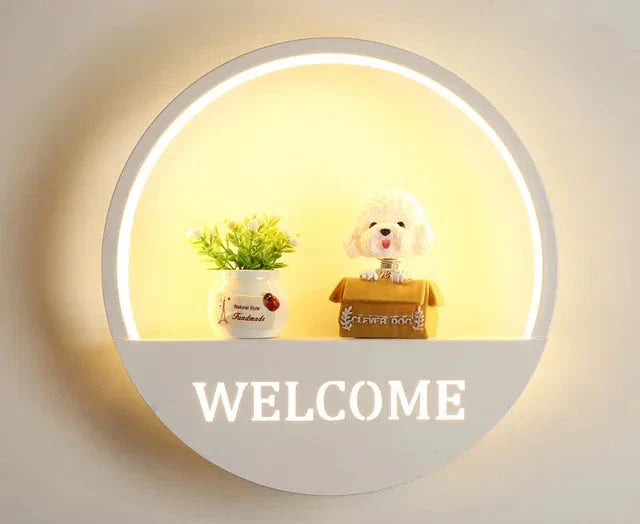 Wall light children's room – Creative LED night light wall lamp with bracket | Stornfield