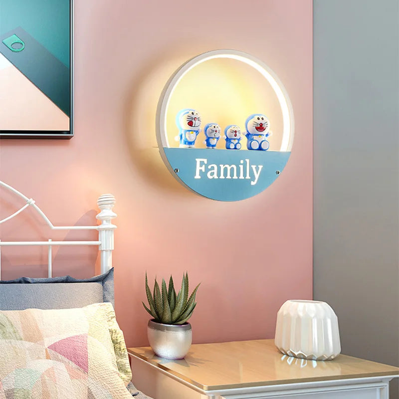 Wall light children's room – Creative LED night light wall lamp with bracket | Stornfield