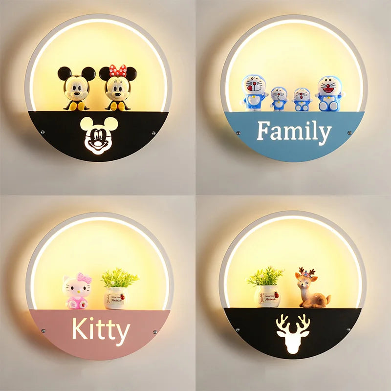 Wall light children's room – Creative LED night light wall lamp with bracket | Stornfield