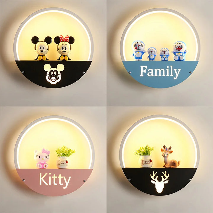 Wall light children's room – Creative LED night light wall lamp with bracket | Stornfield
