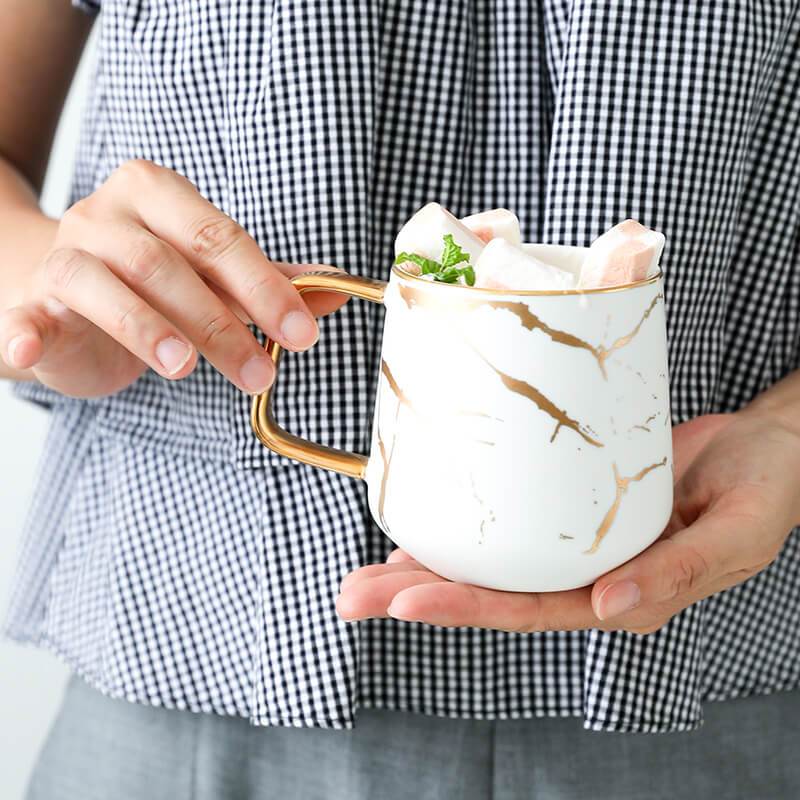 Kintsugi Nordic Ceramic Tall Mug | Stornfield