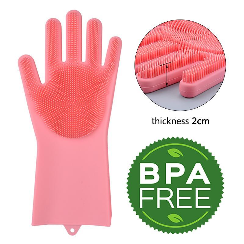 Magic Silicone Cleaning Gloves (in Pair) | Stornfield