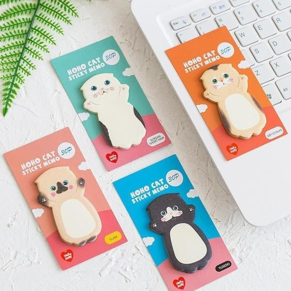 Kitty Sticky Note Memo Pad | Stornfield