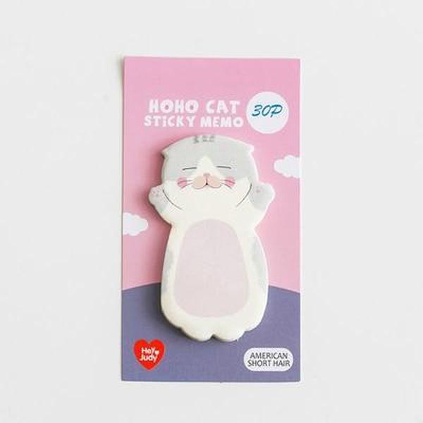 Kitty Sticky Note Memo Pad | Stornfield